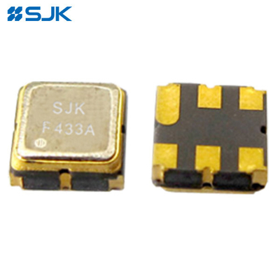 SMD DCC6 SAWフィルター 3.8 X 3.8 幅広い周波数帯 RoHS対応