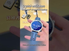 ウェアラブルデバイスで使用される結晶振動器
